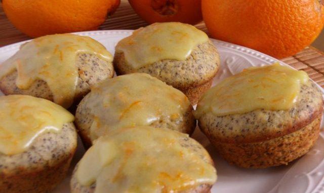Narancsos mákos muffin